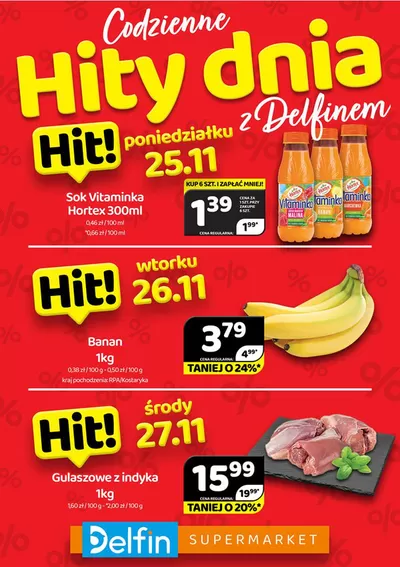 Katalog Delfin w: Polanka Wielka | Aktualne oferty i promocje | 25.11.2024 - 9.12.2024