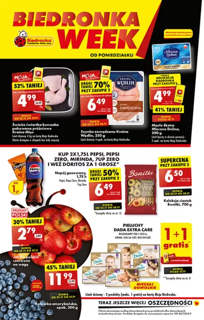 Promocje Supermarkety w Węgliniec | Biedronka gazetka de Biedronka | 25.11.2024 - 9.12.2024