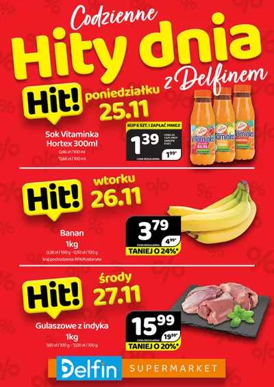 Katalog Delfin w: Polanka Wielka | Szeroki wybór ofert | 27.11.2024 - 11.12.2024