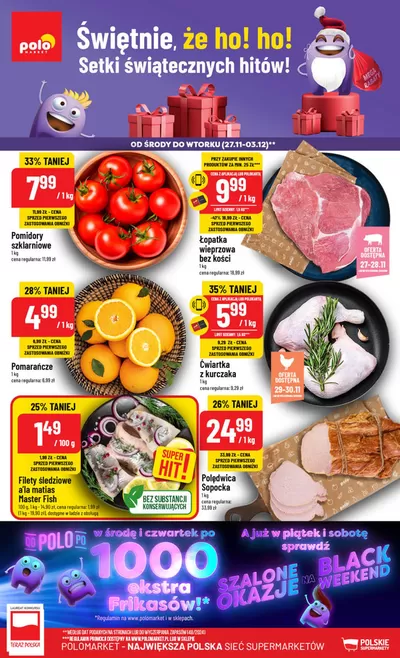 Promocje Supermarkety w Toruń | Polomarket gazetka de Polomarket | 27.11.2024 - 11.12.2024