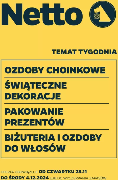 Katalog Netto w: Szczecin | Szeroki wybór ofert | 27.11.2024 - 4.12.2024