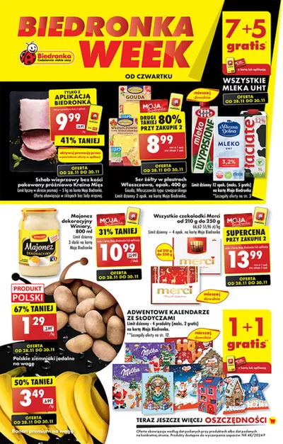 Katalog Biedronka w: Bochnia | Najlepsze oferty dla wszystkich łowców okazji | 29.11.2024 - 13.12.2024