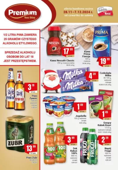 Promocje Supermarkety w Puławy | Oferta handlowa ważna do 7.12.2024  de Nasz Sklep | 29.11.2024 - 7.12.2024