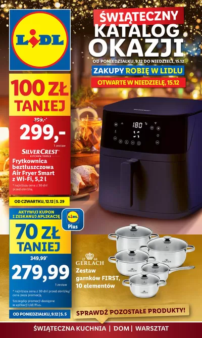 Katalog Lidl w: Kraków | OFERTA WAŻNA OD 9.12 | 2.12.2024 - 15.12.2024