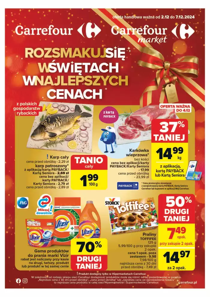 Katalog Carrefour Market w: Wrocław | Gazetka Carrefour, Market od poniedzia&#322;ku | 1.12.2024 - 7.12.2024