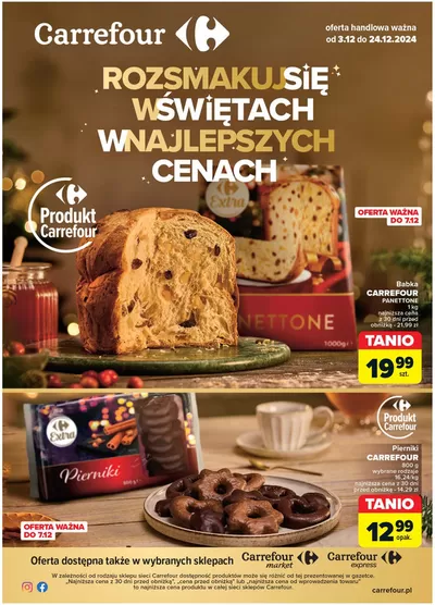 Promocje Supermarkety w Jaworzno | Nasze najlepsze oferty dla Ciebie de Carrefour | 2.12.2024 - 24.12.2024