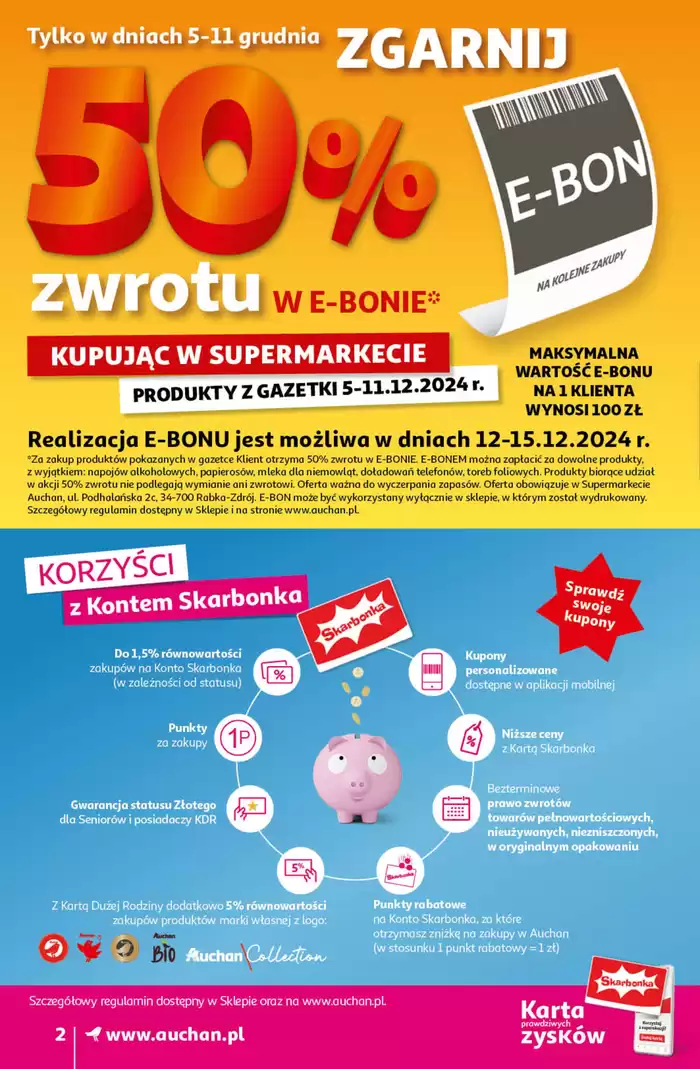 Katalog Auchan w: Bydgoszcz | Już Otwarty Rabka Supermarket Auchan | 5.12.2024 - 11.12.2024