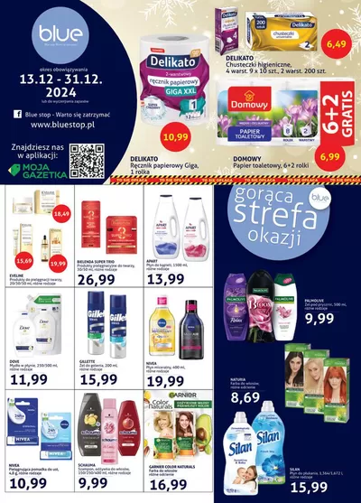 Promocje Perfumy i kosmetyki w Zgierz | Gazetka Bluestop drogeryjna de Blue Stop | 3.12.2024 - 17.12.2024