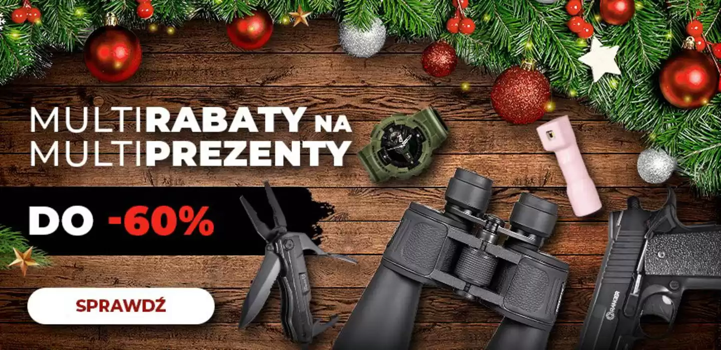 Katalog Broń w: Zabrze | Multirabaty do - 60 %  | 20.12.2024 - 5.01.2025