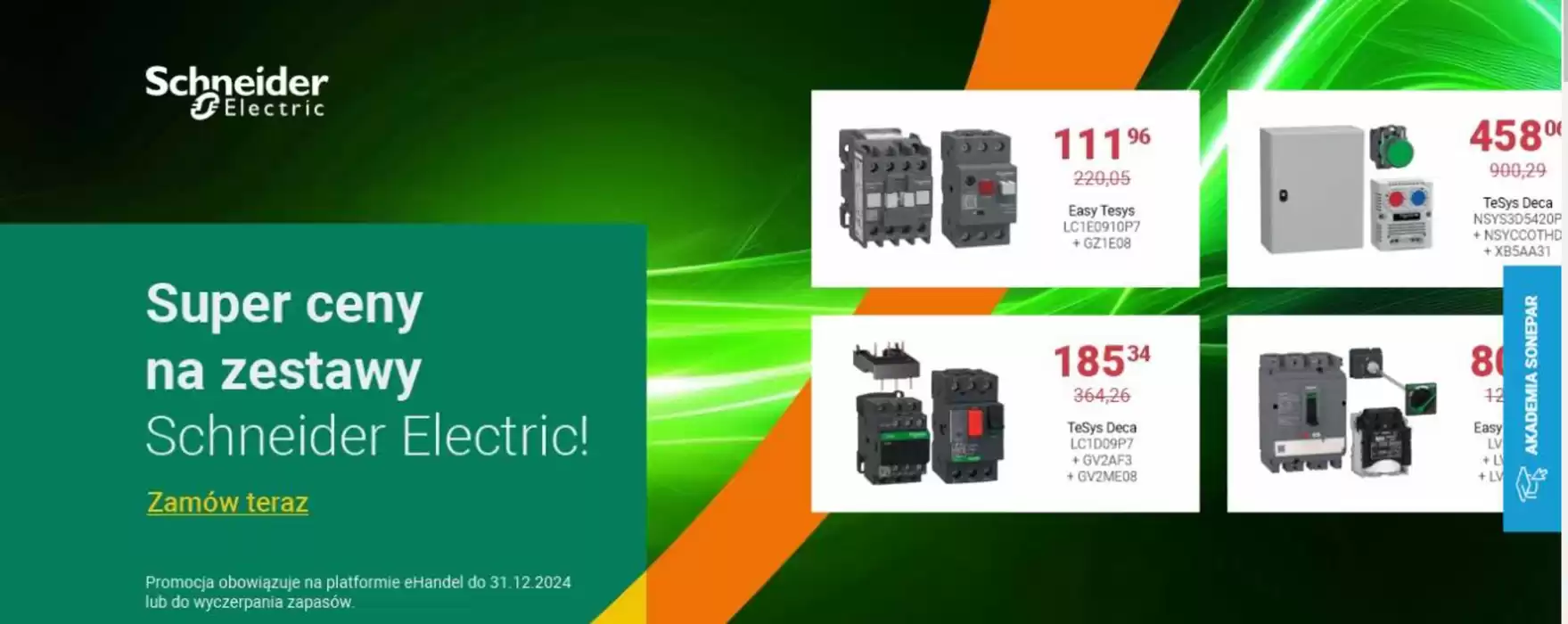 Katalog Alfa Elektro w: Zabrze | Super ceny na zestawy Schneider Electric! | 24.12.2024 - 31.12.2024