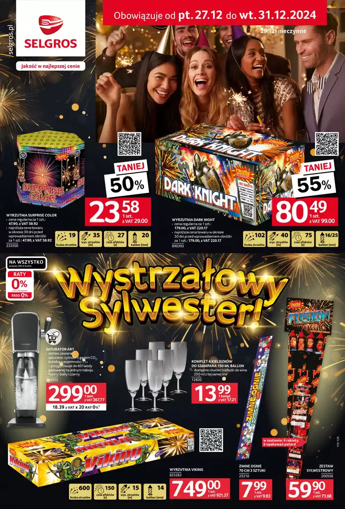 Katalog Selgros w: Zabrze | Katalog Sylwester | 27.12.2024 - 31.12.2024