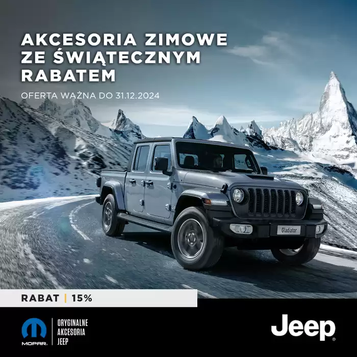 Katalog Jeep w: Zabrze | Przygotowaliśmy dla Ciebie 15% zniżki  | 27.12.2024 - 31.12.2024