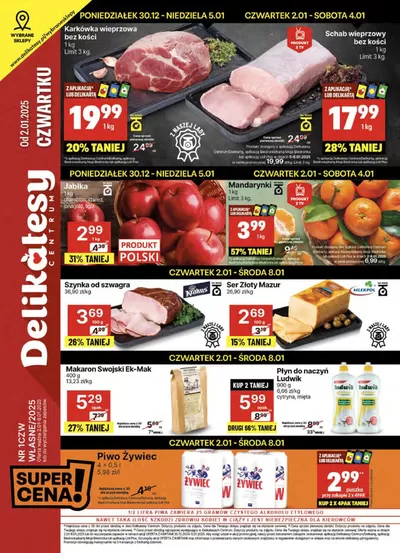 Promocje Supermarkety w Częstochowa | Oferty dla łowców okazji de Delikatesy Centrum | 2.01.2025 - 8.02.2025