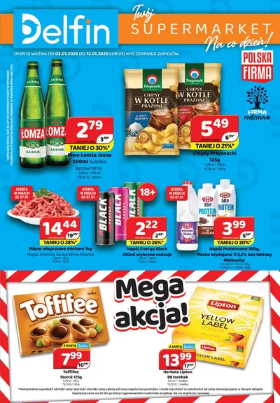 Katalog Delfin w: Bielsko-Biała | Delfin gazetka | 3.01.2025 - 10.01.2025