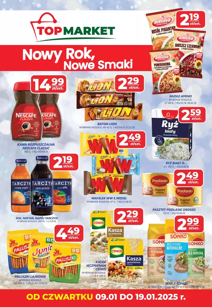 Katalog Polska Grupa Supermarketów w: Rzeszów | Nowy Rok,Nowe Smaki | 9.01.2025 - 19.01.2025