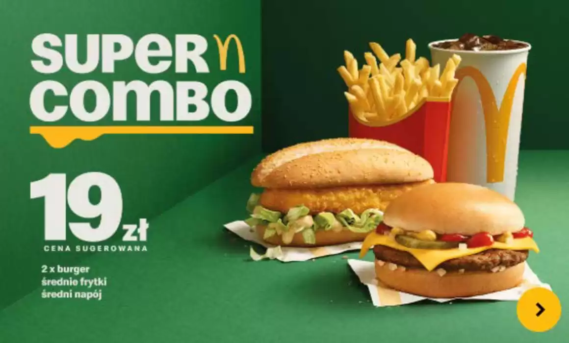 Katalog McDonald's w: Bydgoszcz | Super combo | 3.01.2025 - 9.02.2025