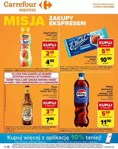 Katalog Carrefour Express w: Bielsko-Biała | Gazetka Express | 6.01.2025 - 13.01.2025