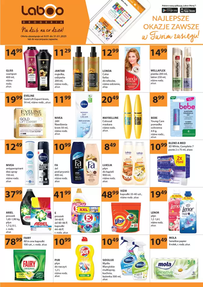 Katalog Drogerie Laboo w: Ruda Śląska | Świetna oferta dla wszystkich klientów | 8.01.2025 - 31.01.2025