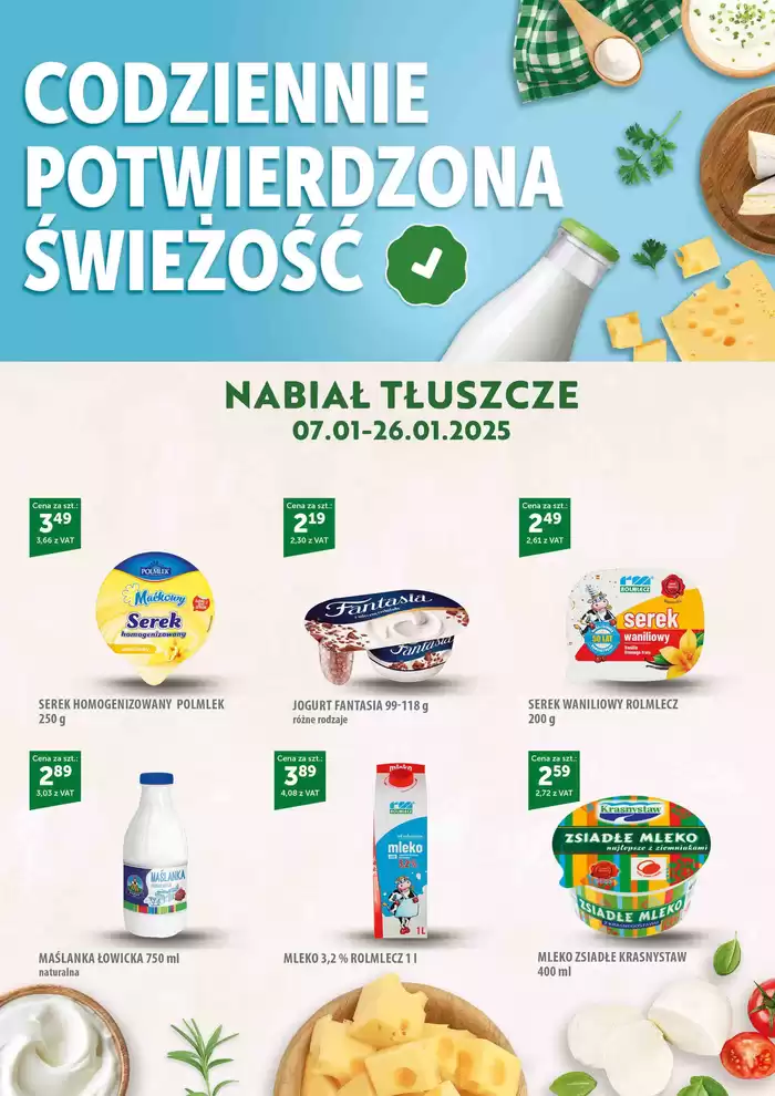 Katalog Eurocash w: Bytom | Codziennie Potwierdzona Świeżość | 7.01.2025 - 26.01.2025