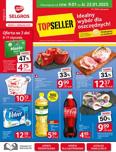 Katalog Selgros w: Ruda Śląska | Oferta Spożywcza | 9.01.2025 - 22.01.2025