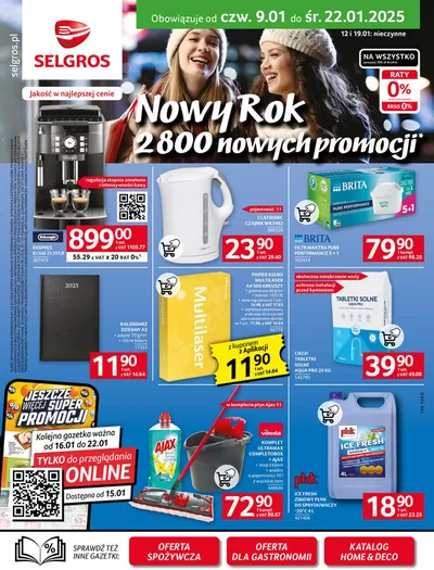 Katalog Selgros w: Ruda Śląska | Oferta Przemysłowa | 9.01.2025 - 22.01.2025