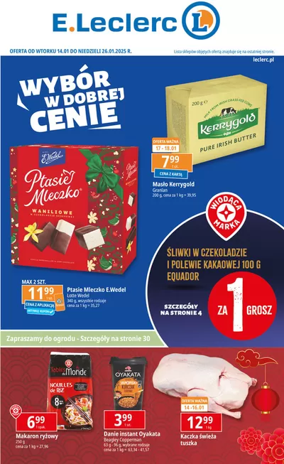 Katalog E.Leclerc w: Bytom | Ekskluzywne okazje | 10.01.2025 - 17.01.2025