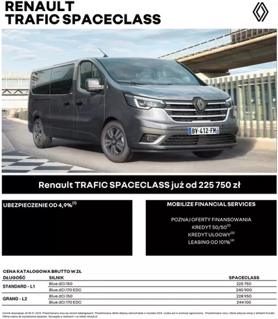 Katalog Renault w: Bytom | Renault Trafic Spaceclass | 11.01.2025 - 11.01.2026