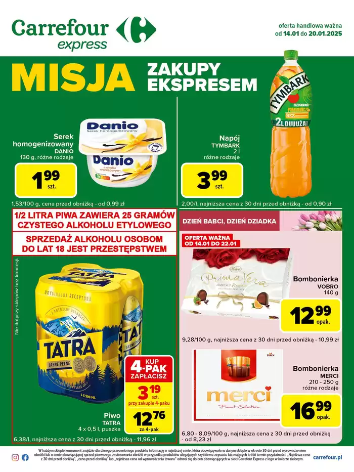 Katalog Carrefour Express w: Bytom | Aktualne oferty i promocje | 13.01.2025 - 20.01.2025