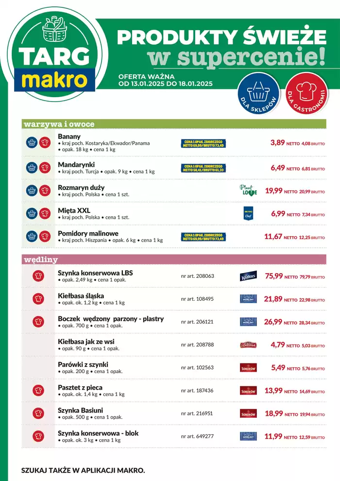 Katalog Makro w: Wrocław | Targ MAKRO - oferta świeża w super cenach! | 14.01.2025 - 21.01.2025