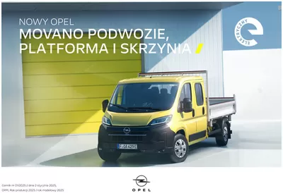 Promocje Samochody, motory i części samochodowe w Swarzędz | Movano Podwozie de Opel | 14.01.2025 - 31.12.2025