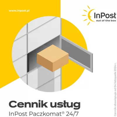 Promocje Książki i artykuły biurowe | Cennik usług de InPost | 14.01.2025 - 28.02.2025