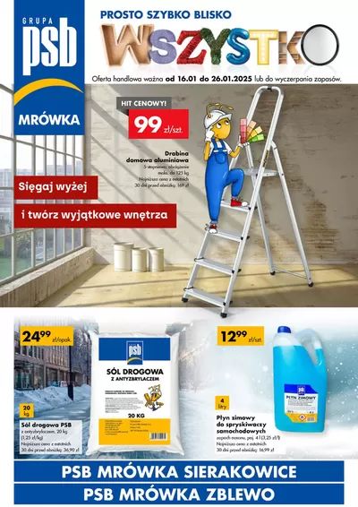 Promocje Budownictwo i ogród | Aktualne oferty i promocje de Mrówka | 16.01.2025 - 26.01.2025