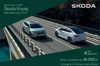 Katalog Škoda w: Poznań | Škoda Enyaq Coupé - Cennik rok modelowy 2025 | 15.01.2025 - 31.12.2025