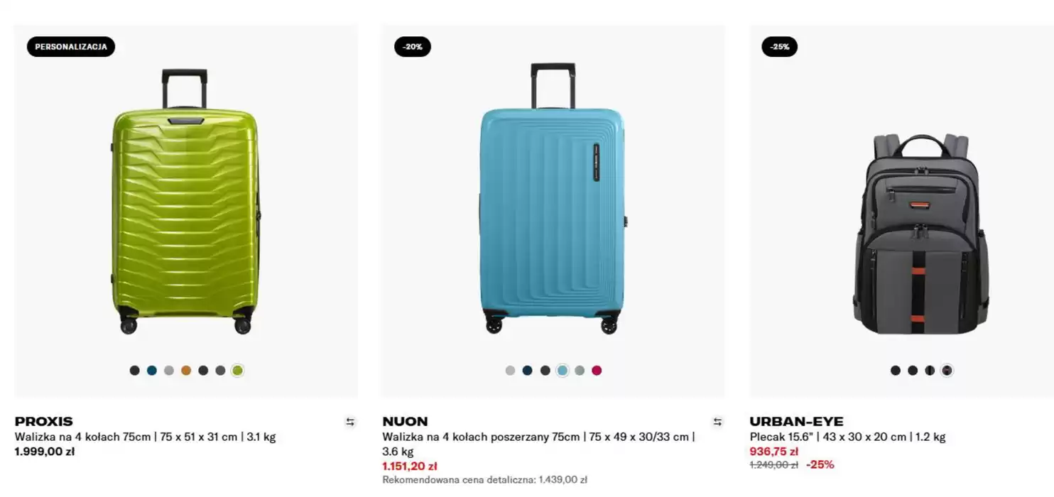 Katalog Samsonite w: Warszawa | Do - 25 %  | 21.01.2025 - 4.02.2025