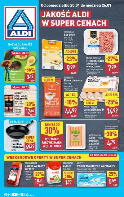 Promocje Supermarkety w Wrocław | Aldi gazetka de Aldi | 22.01.2025 - 5.02.2025