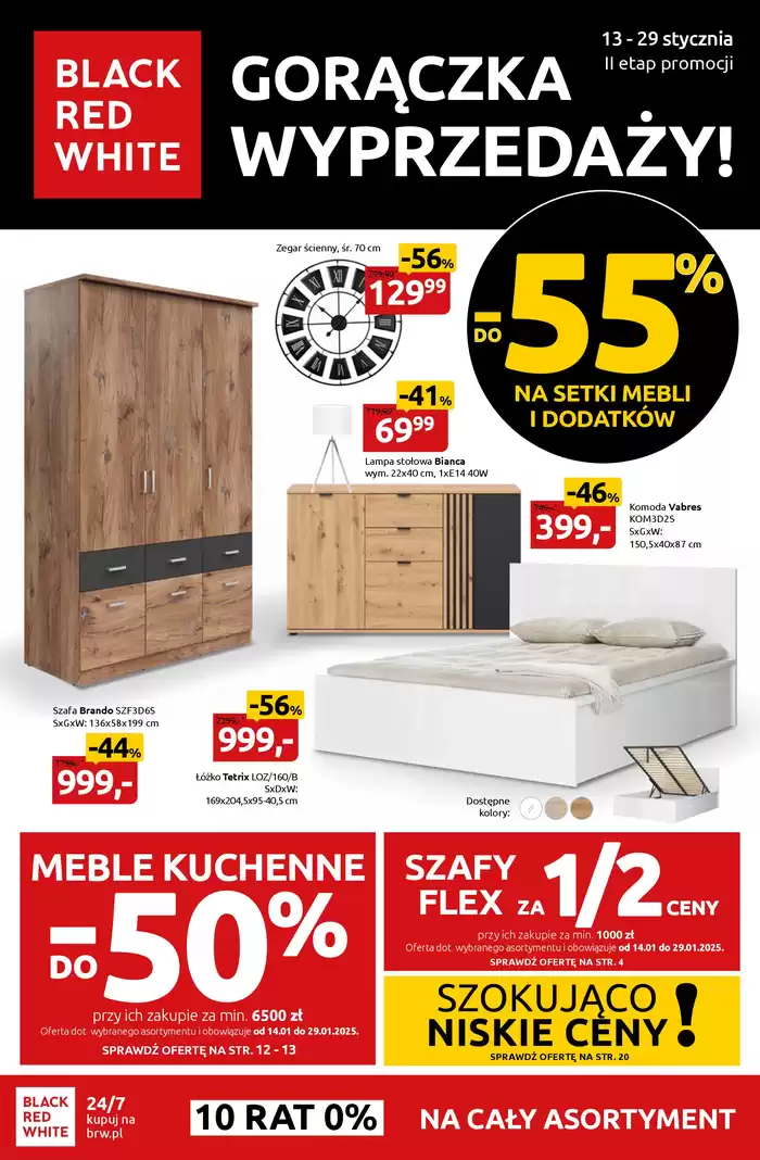 Katalog Black Red White | Gorączka wyprzedaży do -55% na setki mebli i dodatków | 22.01.2025 - 5.02.2025