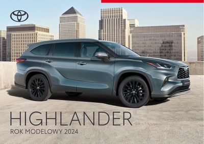 Katalog Toyota w: Łódź | Highlander | 8.08.2023 - 8.08.2024