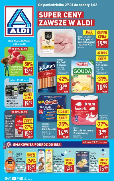 Katalog Aldi w: Łódź | Aktualne okazje i oferty | 23.01.2025 - 6.02.2025