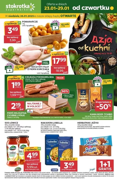 Promocje Supermarkety w Częstochowa | Najlepsze oferty i rabaty de Stokrotka | 23.01.2025 - 29.01.2025