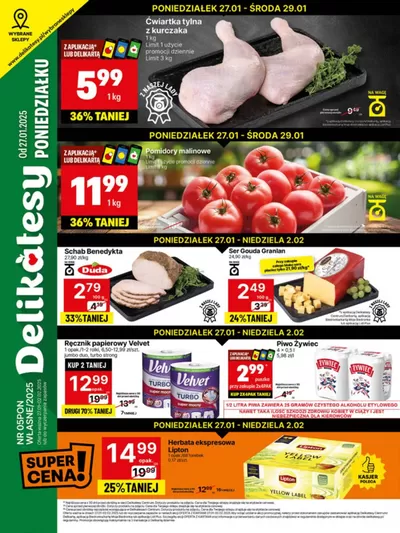 Katalog Delikatesy Centrum w: Poznań | Atrakcyjne oferty specjalne dla wszystkich | 27.01.2025 - 2.02.2025