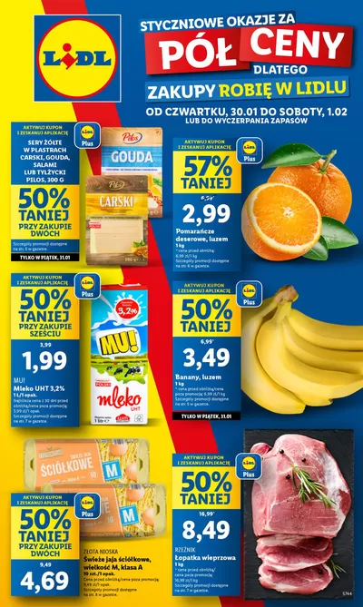 Katalog Lidl w: Lublin | OFERTA WAŻNA OD 30.01 DO 1.02 | 29.01.2025 - 1.02.2025