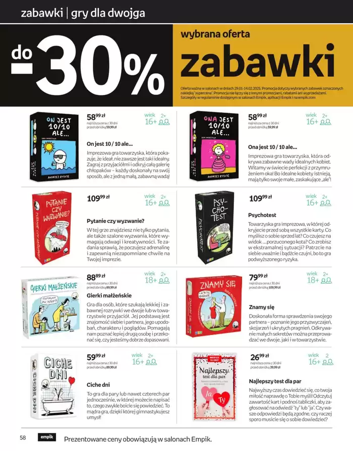 Katalog Empik w: Poznań | Nowe oferty do odkrycia | 29.01.2025 - 11.02.2025