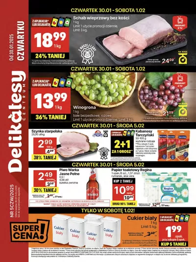 Katalog Delikatesy Centrum w: Poznań | Najlepsze oferty dla wszystkich łowców okazji | 30.01.2025 - 5.02.2025