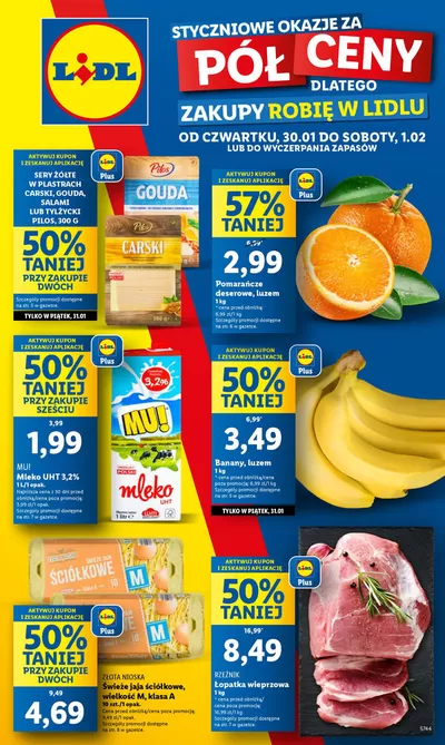 Katalog Lidl w: Ostrowiec Świętokrzyski | OFERTA WAŻNA OD 30.01 DO 1.02 | 29.01.2025 - 1.02.2025