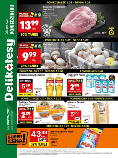 Katalog Delikatesy Centrum w: Poznań | Świetne rabaty na wybrane produkty | 3.02.2025 - 9.02.2025