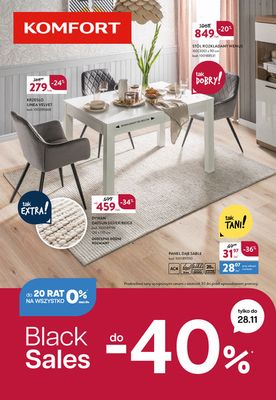 Katalog Komfort w: Poznań | Black Sales do -40% | 25.10.2023 - 28.11.2023