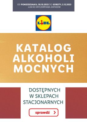 Katalog Lidl | KATALOG ALKOHOLI MOCNYCH | 30.10.2023 - 2.12.2023