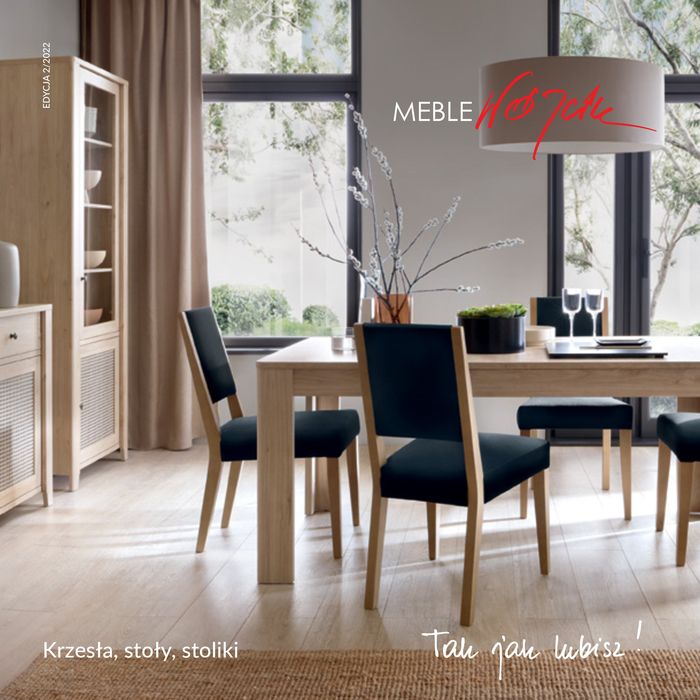 Katalog Meble Wójcik w: Łódź | Krzesła, stoły, stoliki | 31.10.2023 - 7.12.2023
