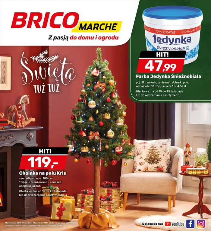 Katalog Bricomarche w: Warszawa | Bricomarche gazetka | 15.11.2023 - 24.12.2023