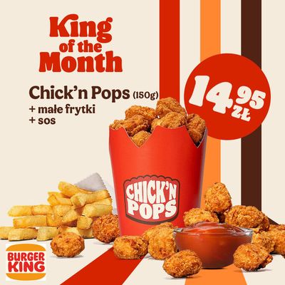 Promocje Restauracje i kawiarnie w Szczecin | Aktualna Oferta de Burger King | 14.11.2023 - 30.11.2023
